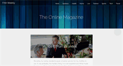 Desktop Screenshot of firstweekly.com